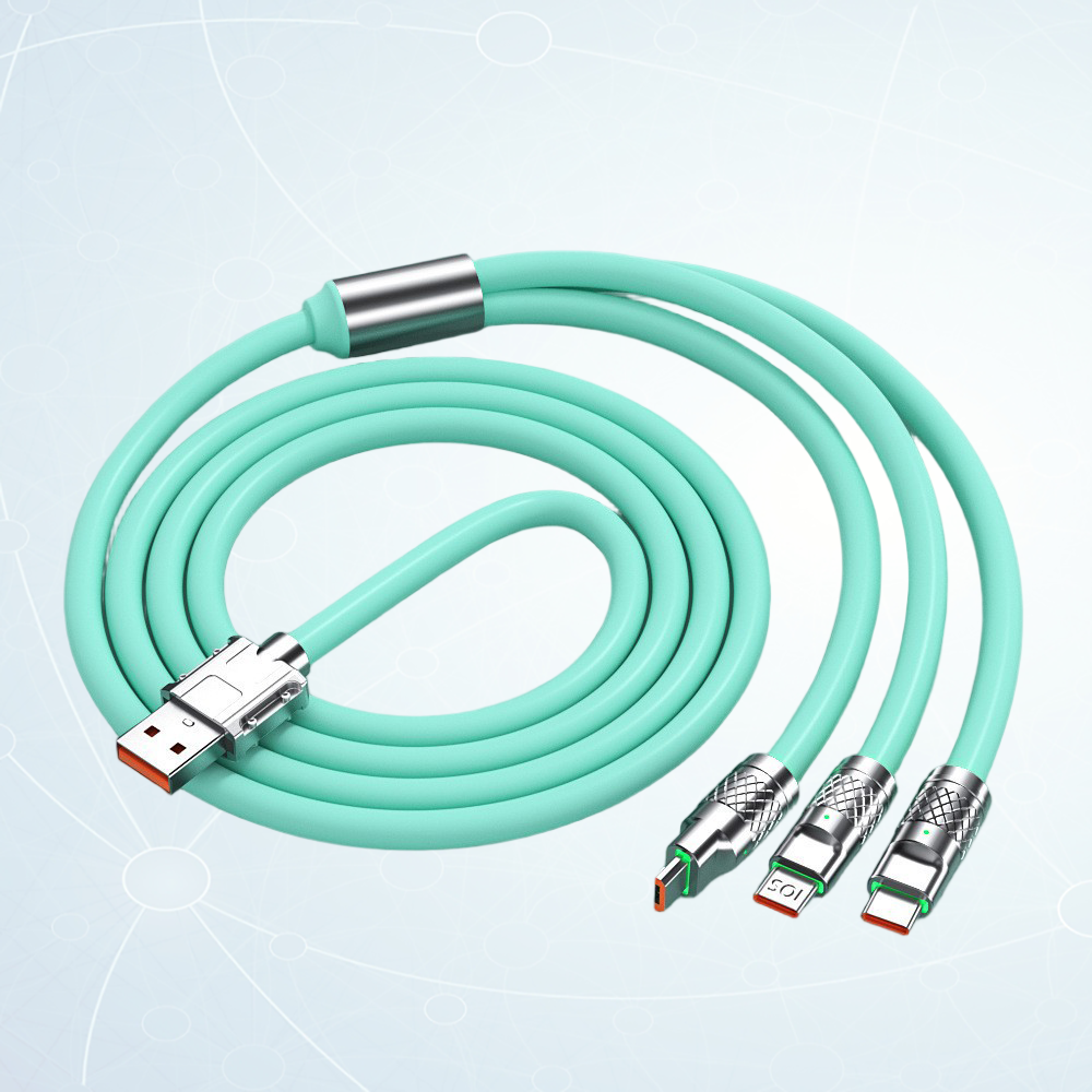 Mint Green Cellphone Charging Cable 10pcs