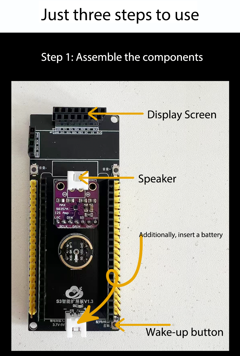 AI Smart Speaker Suite with 2.0 inch Color Screen (Latest Firmware)
