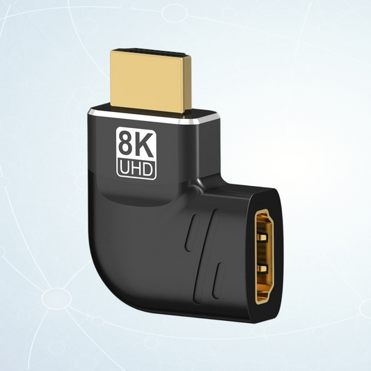8K60 4K120 male HDMI to female HDMI left 90° 100pcs