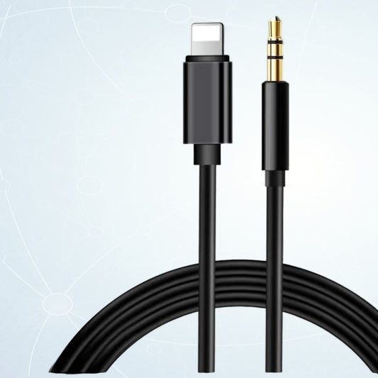 Lighting to AUX 3.5mm  Audio Cable Black 2pcs