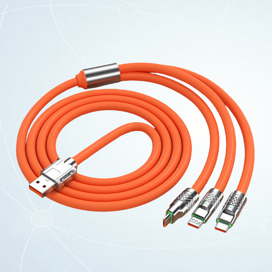 Red Orange Cellphone Charging Cable 10pcs