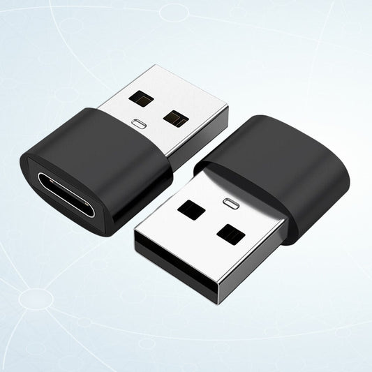 USB2.0 Type-A to USB Type-C Black 2pcs